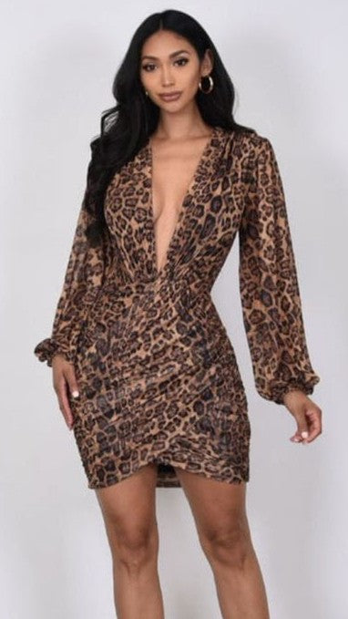 Vestido oncinha Milena
