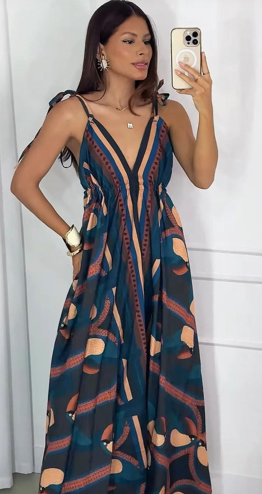 Vestido longo Sheila